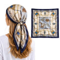 Wirkqeez Silk Head Scarf for Women – Luxury Satin Silk Hair Scarf, Soft Bandana Wrap for Sleeping, Hair Protection & Styling (Multicolor_08)