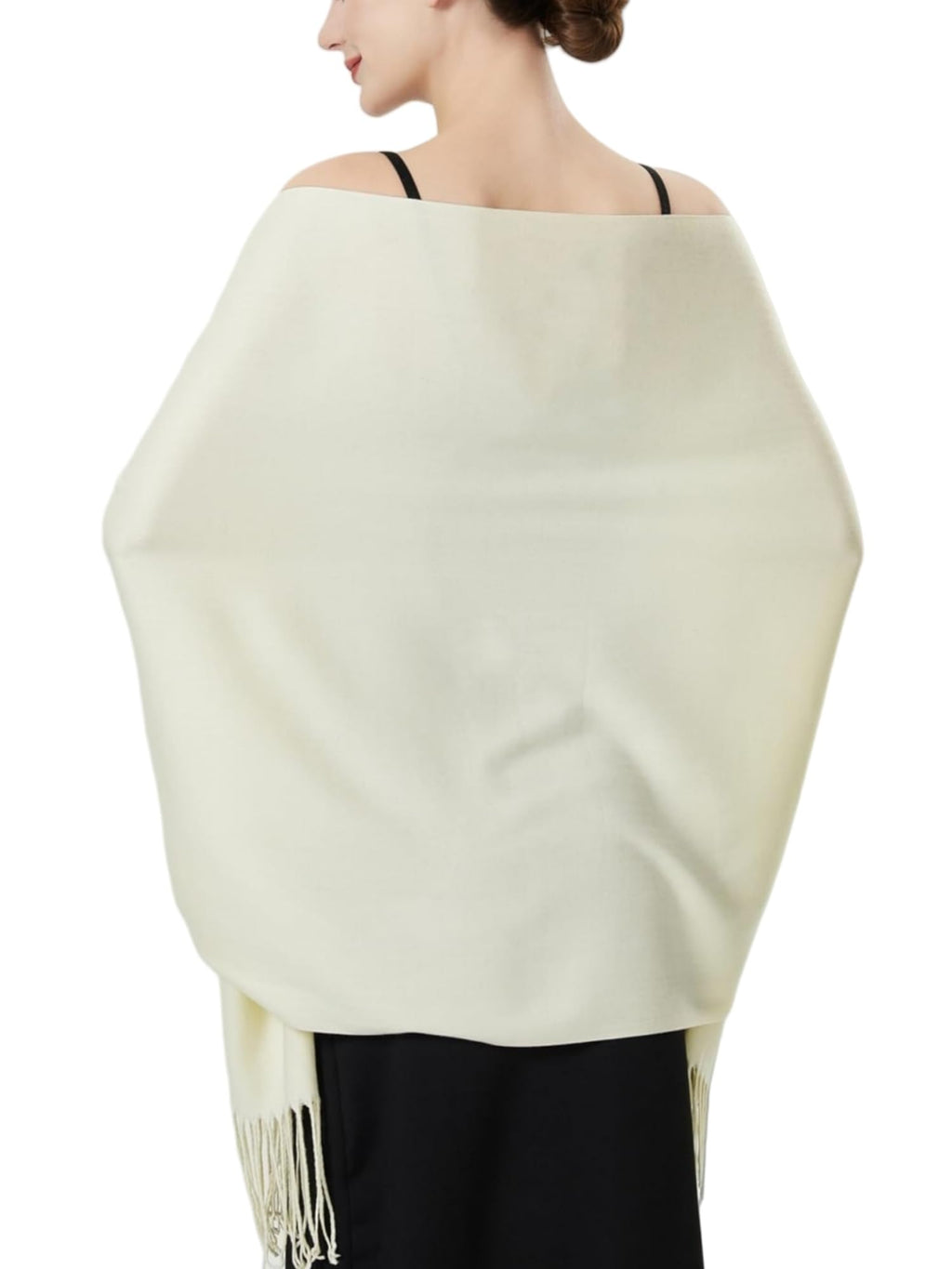 Paskmlna Large Solid Color Pashmina Shawl Wrap Scarf 80 X 27