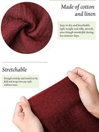 ICW Women's Premium Wrinkle Ironless Crush Crinkled Cotton Summer Hemp Scarf Stoles Shawl head scarves for girls