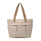 Tressential Canvas Tote Bag, HandBag for Women, Multi-Pocket Design, Casual Style for Office & College (Ivory)