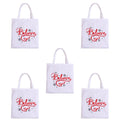 Mayatra's Organic Cotton Tote Gifting Bag, Eco Friendly Lightweight Reusable Grocery Shopping Cloth Bags,Christmas Gift… (Believe_5)