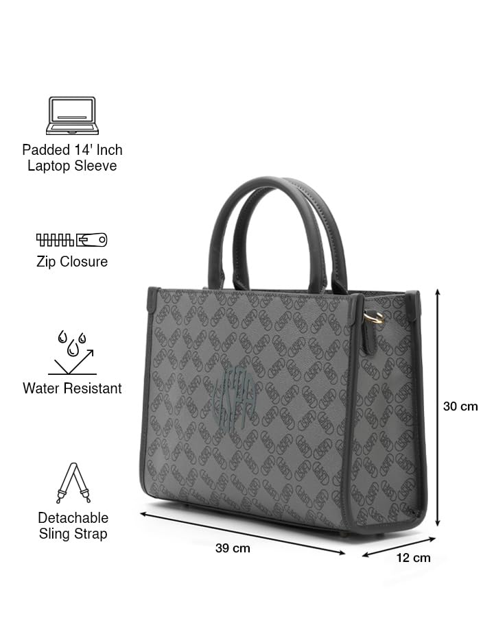 Kate Monogram Tote Handbag |Dual Handles For Women| Stylish Handbag For Women |Office Bag And Everyday Use