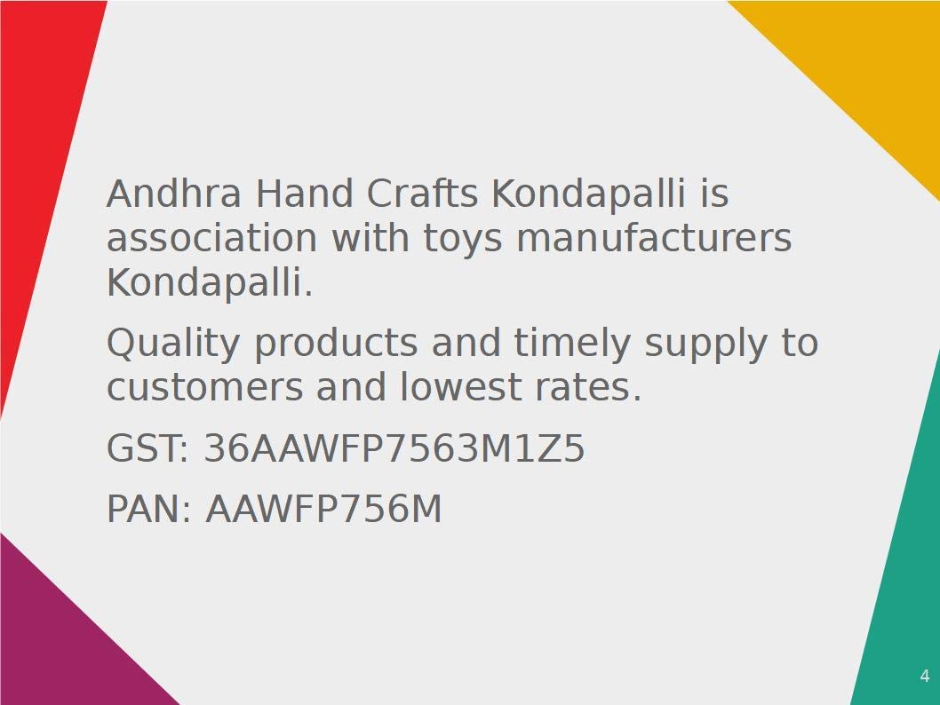 Andhra Hand Crafts Kondapalli Wooden Temple (7X4X9)