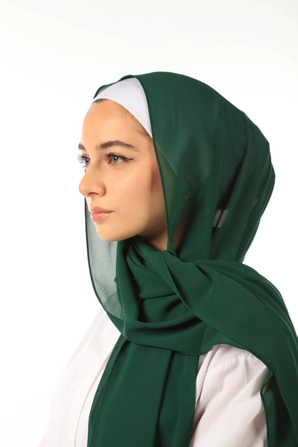 URSHIA MALAYSIAN GEORGETTE HIJAB/DIAMOND GEORGETTE HIJAB FOR WOMEN (BIEGE)