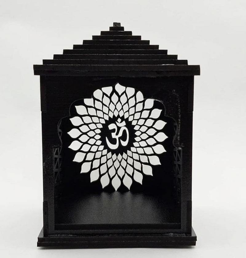 ATTRACTIVE CRAFT STORE MDF Temple for CAR Dashboard and Home Decor (Black)
