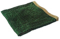 Lakshmi Maa Collection Rumala Sahib Double Set Velvet Green with Beautiful Wide Golden gota Set of 4 PEC