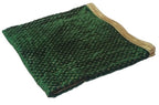 Lakshmi Maa Collection Rumala Sahib Double Set Velvet Green with Beautiful Wide Golden gota Set of 4 PEC