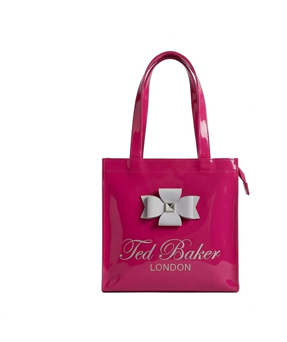 SEA MOUNT Ted Baker London Multipurpose Tote Bag with Signature Bow Detail – Spacious Travel Carryall, Everyday Shopping Organiser, Durable Shoulder Handbag for Work, Office, Travel & Daily Essentials