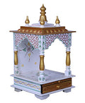 Kamdhenu Art and Craft Wooden Temple/Home Temple/Pooja Mandir/Pooja Mandap/Temple for Home, 61 Cm