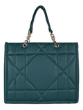 MINI WESST Women's Western Casual Textured Zip Tote Bag | Perfect for Office, College & Everyday Use