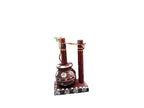 FIRMUS Dahi Handi Pure Wooden Handpainted for Home Temple Decor kanha ji Temple