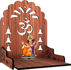 Mahganya Handmade Beautiful Small Wooden Home Office Temple/Pooja Mandir
