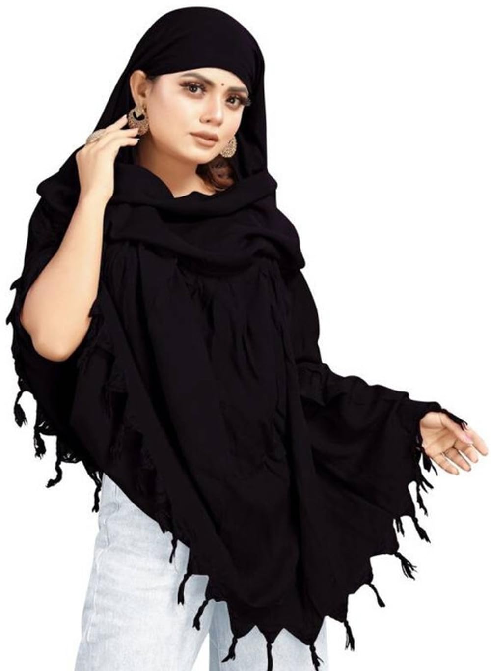 Women Cotton Multi-Purpose Scarf Face Cover | Breathable Sun Protection Wrap | Universal Size| Duppatta | Hijab | Lightweight Neck & Head Scarf for Driving & Outdoor Use