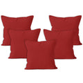 Encasa XO Cushion Covers, No Inserts, Cotton Throw Pillow Cases