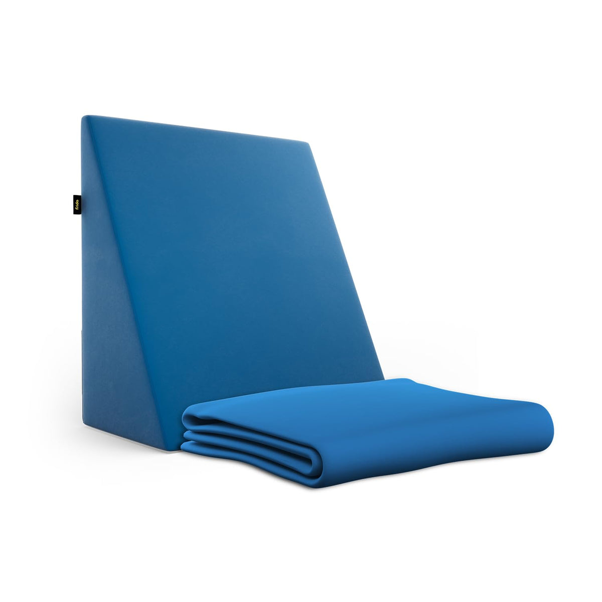 Frido Wedge Plus Cushion Cover | Ultrasoft, Breathable & Cool Pillow Cover | Aesthetic Pillow Cover for Home | Durable & Machine-Washable | Teal Blue