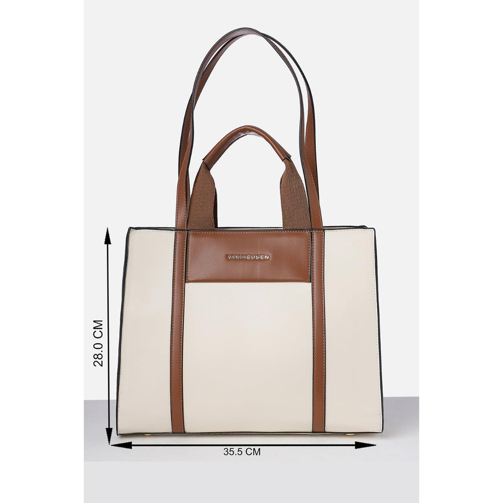 Van Heusen Women Contrast Lining Elegant Tote Bag