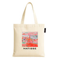 Peach Blossom Women’s Cotton Printed Tote Bag_WHT - MATISSE