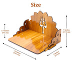 Sehaz Artworks Pooja Stand for Home | Pooja Mandir for Home | Temple | Wooden Temple | Puja Mandir | Wall Mounted | Wooden