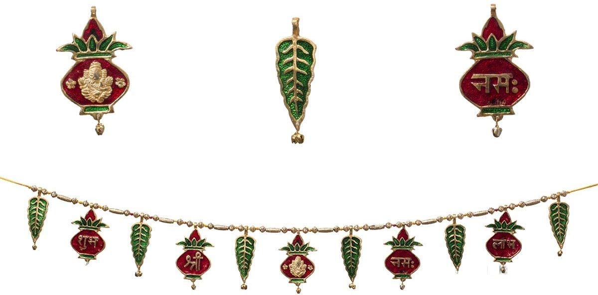Prince Home Decor & Gifts Metal Door Hangings Toran Bandarwal for Home Décor and Gift Purpose (126x9.5 cm)
