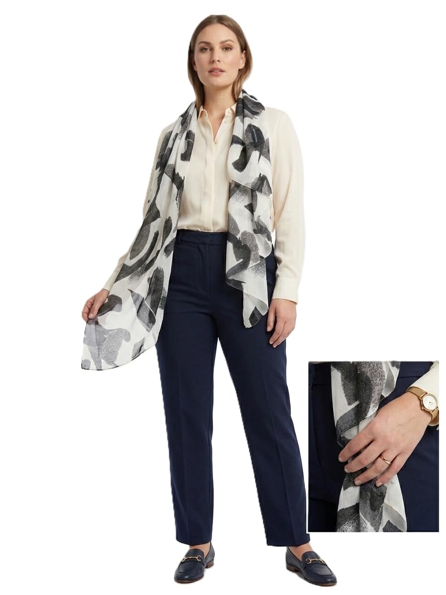 SAHIL SCARF PREMIUM LIGHTWIEGHT PRINTED SCARF WITH BREATHABLE FABRIC AND BOLD LUXURY DESIGN (180X70CM)