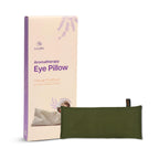 Wiselife Eye Pillow for Relaxation, 100% Cotton Linen, Small,Perfect for Sleeping, Yoga, Meditation | Gifts for Women, Birthday, Teachers | Olive Green