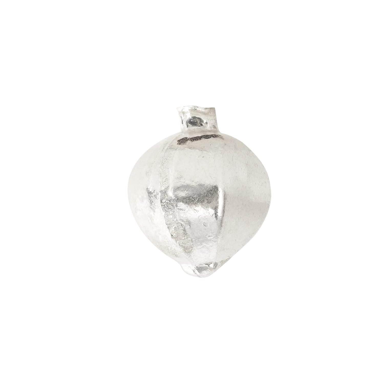 DHRUVS Collection 925 Silver Anaar - Pomegranate Fruit for Home Decor, Pooja, Gift Purpose & Donation