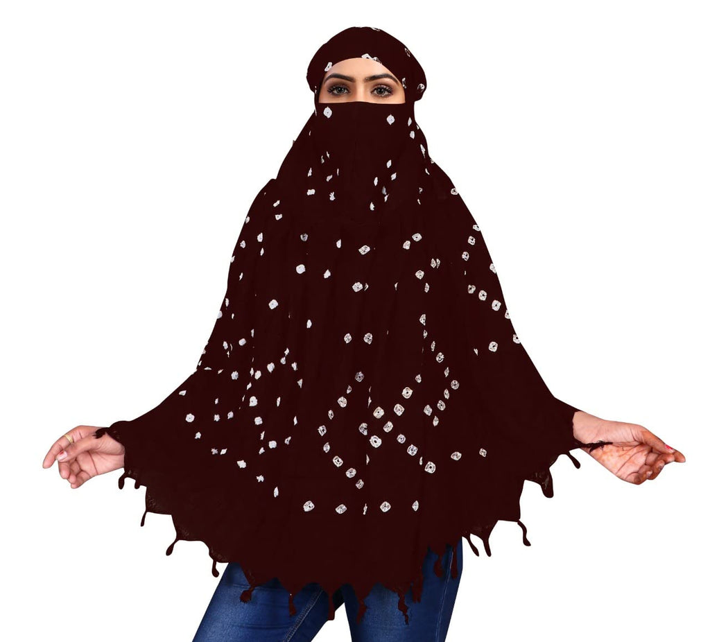 VASTTRAM Women's Pure Cotton Long Scarves Scarf Cum Mask usable for Driver Anti Pollution Full Face Cover With UV Sun Rays Protection