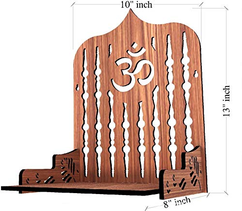 SSI Fully Handmade Beautiful Small Wooden Home and Office Temple/Pooja Mandir