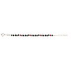 Osasbazaar Silver Nazariya Kadli Bracelet for Baby with Red and Black Beads - 90%-92.5% Pure BIS Hallmarked, Silver, Red and Black, Pack of 2
