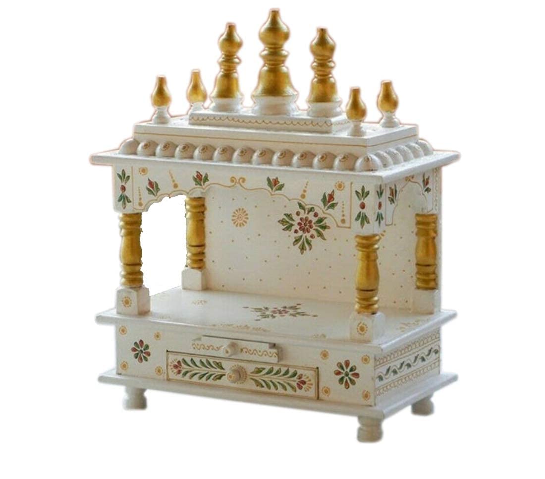 Kamdhenu Art and Craft Wooden Temple/Home Temple/Pooja Mandir/Pooja Mandap/Temple (4)