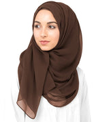 ICW Women Soft Chiffon Georgette Scarves Shawl Stoles Long Scarf Wrap Head Scarves (Pack 4), For Female, Multicolor