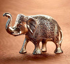 Prince Home Decor & Gifts Metal Elephant for Home Décor ( Silver , Large ).