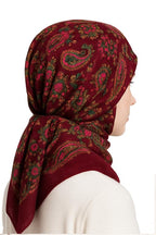 CHACKO Women's Woolen Winter Scarf | Soft & Warm Cold Weather Muffler, Wrap & Shawl | Elegant Wool Blend | Pack of 1_Maroon