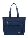 CELEBRINO Spacious Tote Handbag for Women | Nylon Hand Bags with Multiple Zip Compartments | Waterproof Large Shoulder Bag for Office, College, Travel & Shopping | Multi Pocket Zipper Handbags