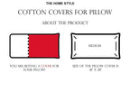 THE HOME STYLE Solid Cotton Feel Pillow Covers (18 x 28 inches, Set of 2 Pcs) | 300 TC | Super Soft & Smooth (Mocha)