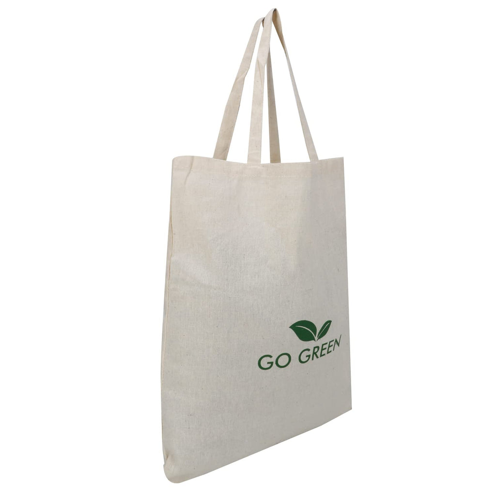 DOUBLE R BAGS Cotton Reusable Cotton Carry Bag | Eco-Friendly Grocery Shopping/Tote Bag. (GreenLife, Pack of 4)
