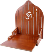 FIRKIRI Art and Craft Wooden Temple/Home Temple/Pooja Mandir/Pooja Mandap/Temple for Home/Handcrafted Home Decorative Itemization Gifts Show Piece Item
