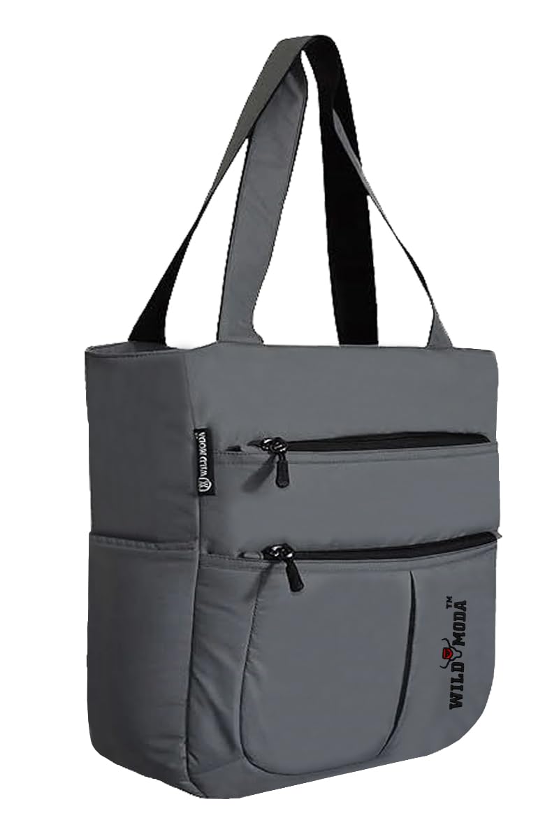 WILD MODA Women Kareena Multipurpose Shoulder & Tote Bag (Grey)