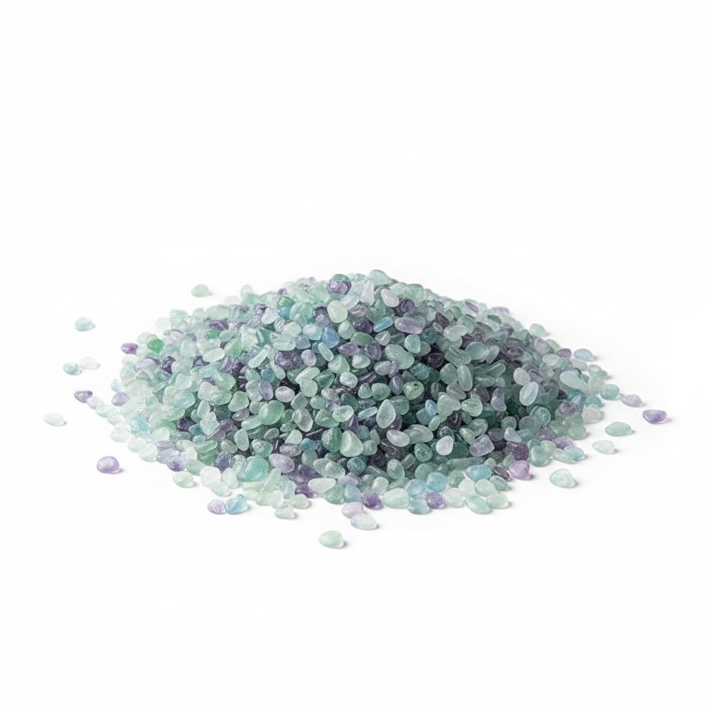 TREE MAISON CORONATING HOMES Flourite Crystal Chips |500gm | Crystal Stone for Home Decor, Reiki Healing | Amplifying