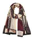 ICW WOMEN LARGE SCARVES STOLES (BIG SIZE 90 X 190 CM) COTTON Scarf (IMORTED QUALITY) (orange), For Female