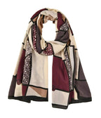 ICW WOMEN LARGE SCARVES STOLES (BIG SIZE 90 X 190 CM) COTTON Scarf (IMORTED QUALITY) (orange), For Female