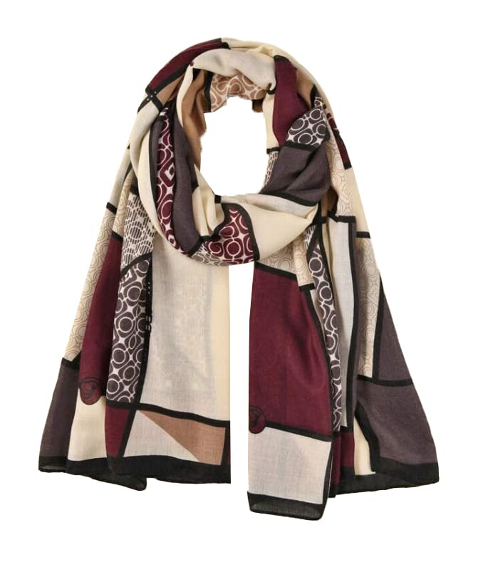 ICW WOMEN LARGE SCARVES STOLES (BIG SIZE 90 X 190 CM) COTTON Scarf (IMORTED QUALITY) (orange), For Female