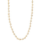 ZENEME Chain 26 Inch Fine Gold Plated Finish Handmade Work Multi-Pearl Jewellery For Women Girls Men (Design-1)