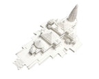 SNOOGG Shree Ram Mandir Temple Ayodhya Blank Ready to Paint and Decorate for Creative Art Multicolour Painting