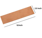 ART IFACT 99.9% Pure Copper Cu Metal 10 X 2.5 inch Sheet Plate For Lab Supplies, Artistic work, Handicrafts, DIY projects Industrial or craft, Structured Water (250mm x 65mm with thickness 0.5mm)