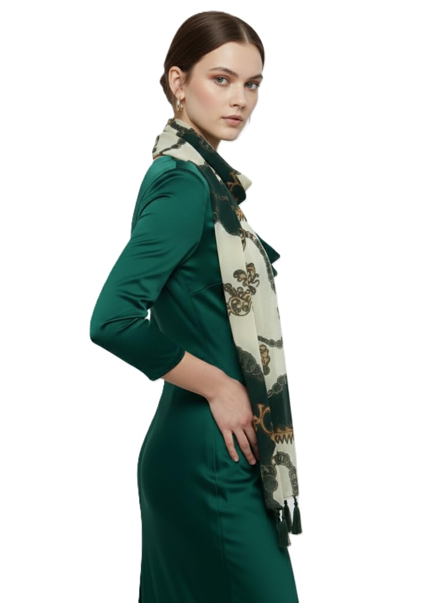 SAHIL SCARF Women Lightweight Scarf | 180 x 55 cm | Soft, Comfortable & Breathable | All Season Scarf