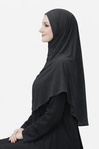 TCP TheClothesPeople : Premium Stitched Jersey One-Piece Instant Hijab for Women - No Pins Needed (Grey)