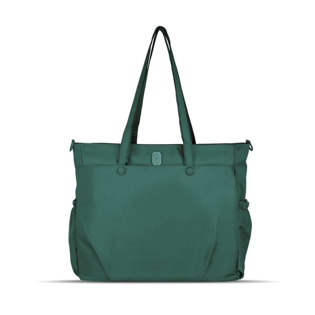 Premium Large Capacity Everyday Tote Bag for Women with Zipper Closure and Multi Pocket Storage (GREEN)