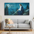 VIBECRAFTS Jesus in the Gethsemane Garden Premium Canvas Wall Painting With Frame for Living Room Drawing Room Home|Office|Gift (PTVCH_2218)