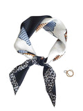 CrossKulture Printed Poly Silken feel Scarf Stole for Women | Stylish, Soft, & Lightweight | Satin Feel Neck, Hair, Head Scarf for Women (Colour-86)